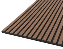 Akustikpanel Quanti Walnut 18 x 520 x 2440 mm Fibrotech